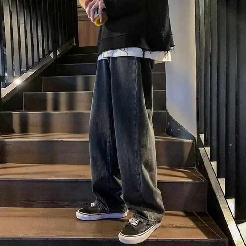 Celana jeans korean style celana jeans skena Gombrong panjang celana jeans pria jeans high waist