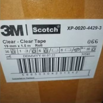 

RB 3M Scotch Clear Transparant mounting tape 4010C 21mmx2m dobel tip