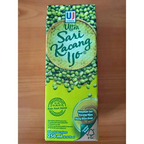 

ultra sari kacang ijo 250ml