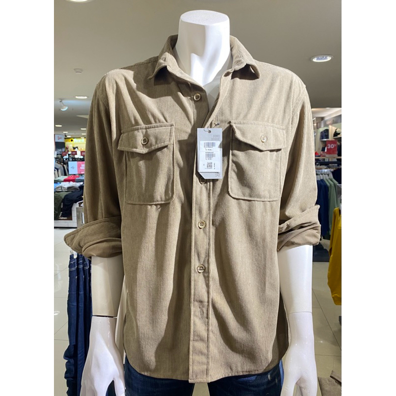 BOMBBOOGIE KEMEJA PRIA BAHAN CORDUROY 100% ORIGINAL BY MATAHARI ( S - XL )