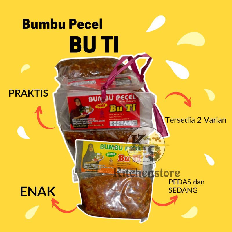 

Bumbu pecel Bu Ti 50 gr