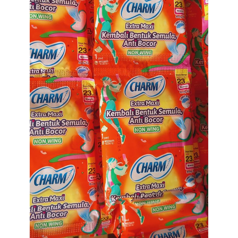 Pembalut Charm Non Wings Renteng 1renteng isi 10saset
