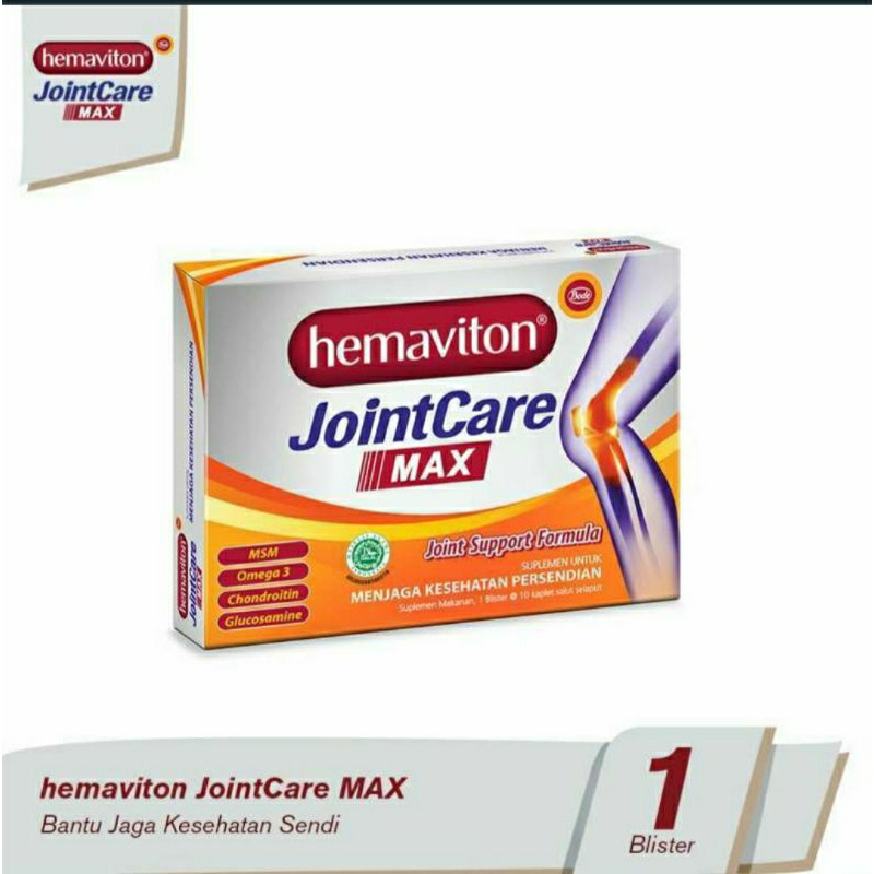 Hemaviton JointCare MAX Suplemen Sendi [1 Blister isi 10 Kaplet]
