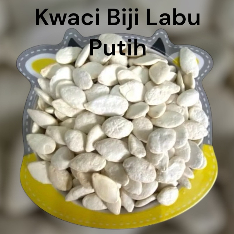 

Cemilan Kwaci Biji Labu Putih Oven Snack Kiloan Pak 250 Gram Gurih