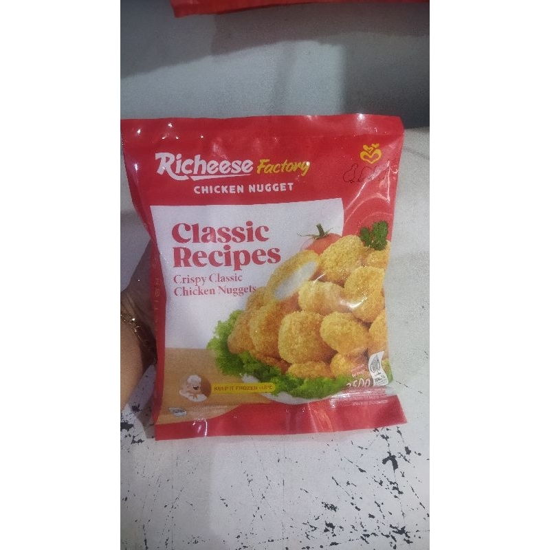 

Richeese chicken nuggets clasic Recipes 250 gram