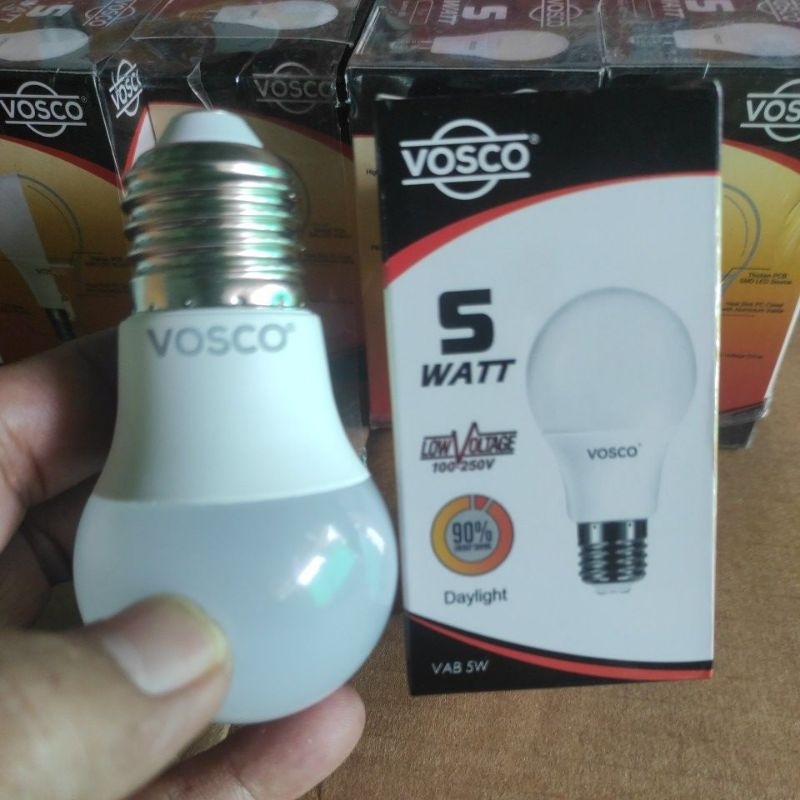 LAMPU LED VOSCO LED A BULB 5WATT BOHLAM LED 5WATT VOSCO