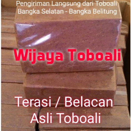 

TERASI / BELACAN UDANG ASLI TOBOALI BANGKA 500 g