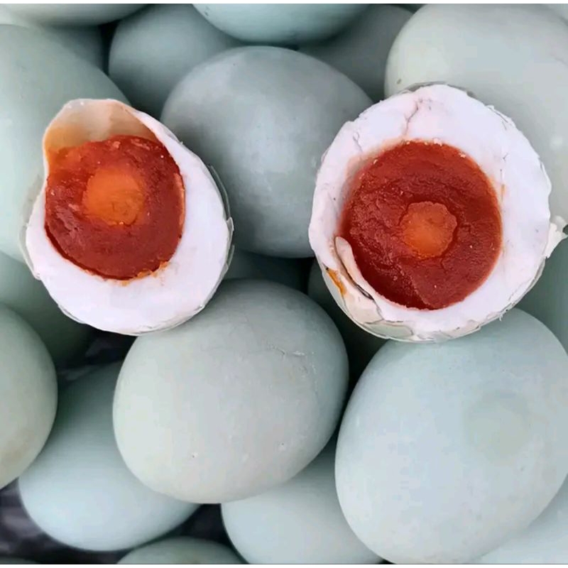 

10 butir telor asin/telor asin Matang/ telor asin masir berminyak