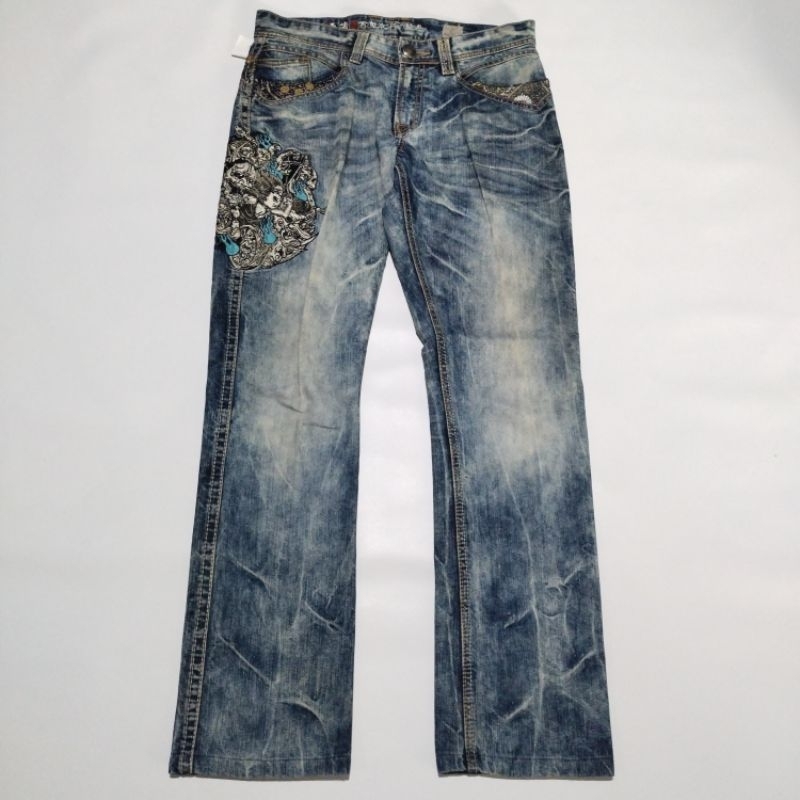 Jeans fading jizo bosatsu