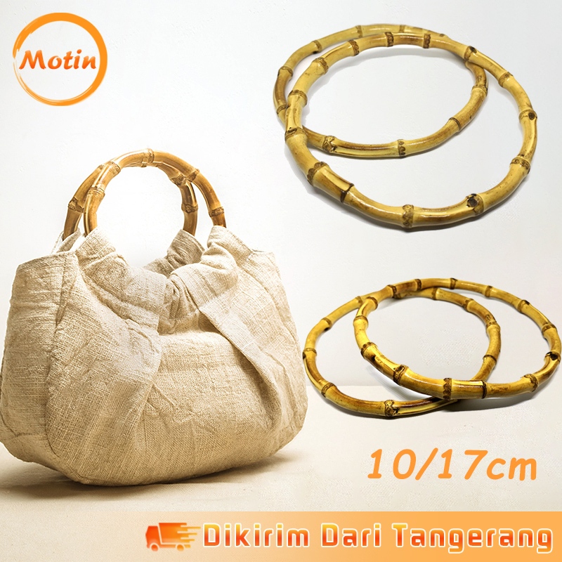Handle Tas Bamboo Handle Bags Gagang Tas Bambu Wooden Ring