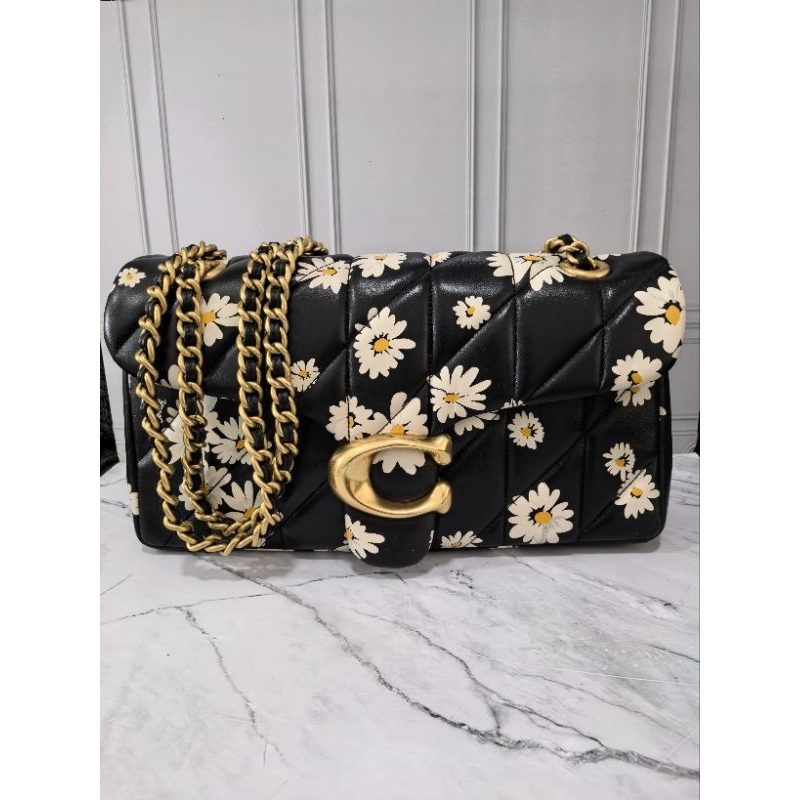 Coach Tabby Shoulder Bag 26 With Quilting and Floral Print