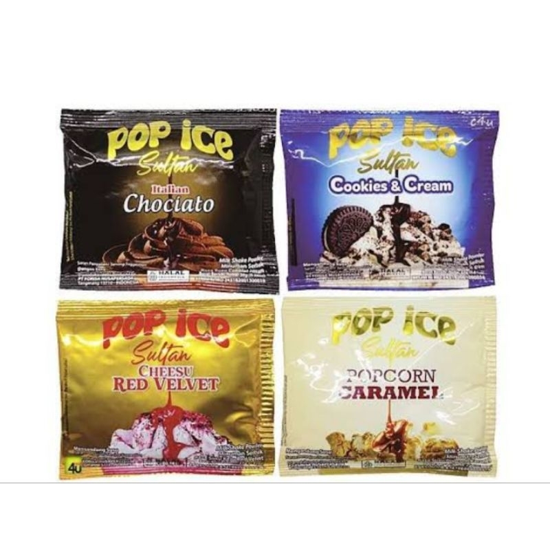 

Pop Ice Sultan Minuman serbuk ala Sultan ( 10 pcs )
