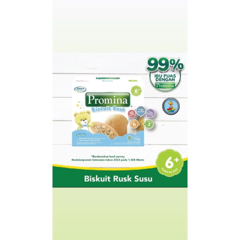 PROMINA Biskuit Rusk 6Bulan + makanan pendamping bayi