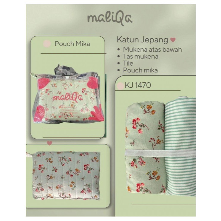MALIQA - MUKENA MALIQA KATUN JEPANG - MUKENA MOTIF KATUN