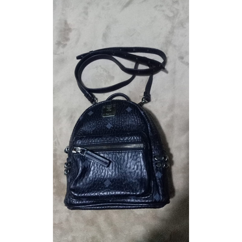 Ransel MCM mini Auth Size 20*18cm Kulit mantul Jarang ada Bisa di Sling atau backpack