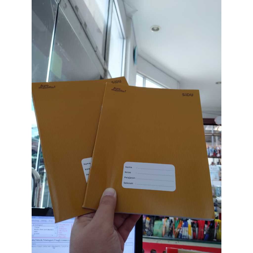 

Buku Tulis SIDU Sinar Dunia 40 Lembar Sampul Coklat / Kraf ecer