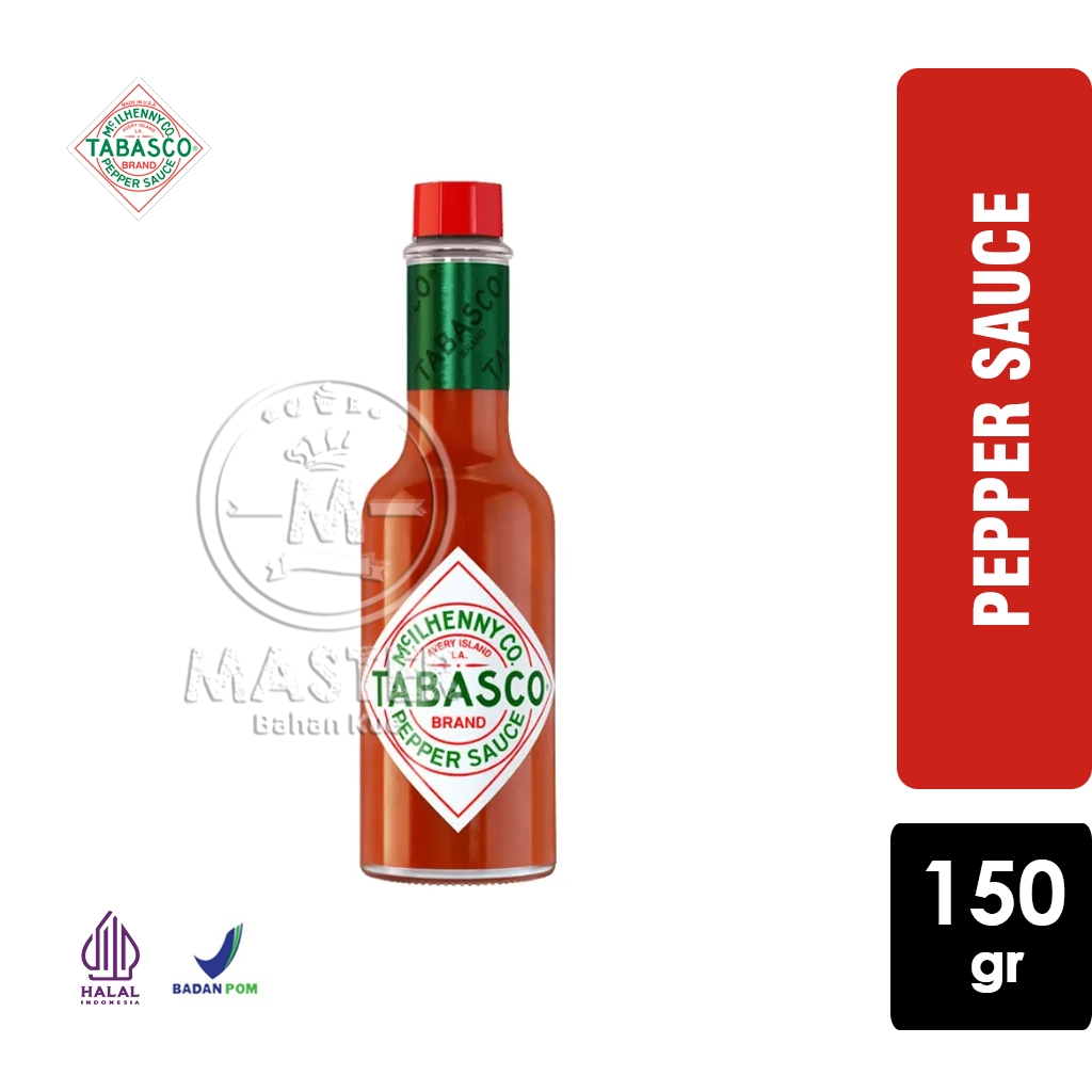 

Tabasco Pepper Sauce / Chilli Red Pepper [Botol Kaca 150ml]