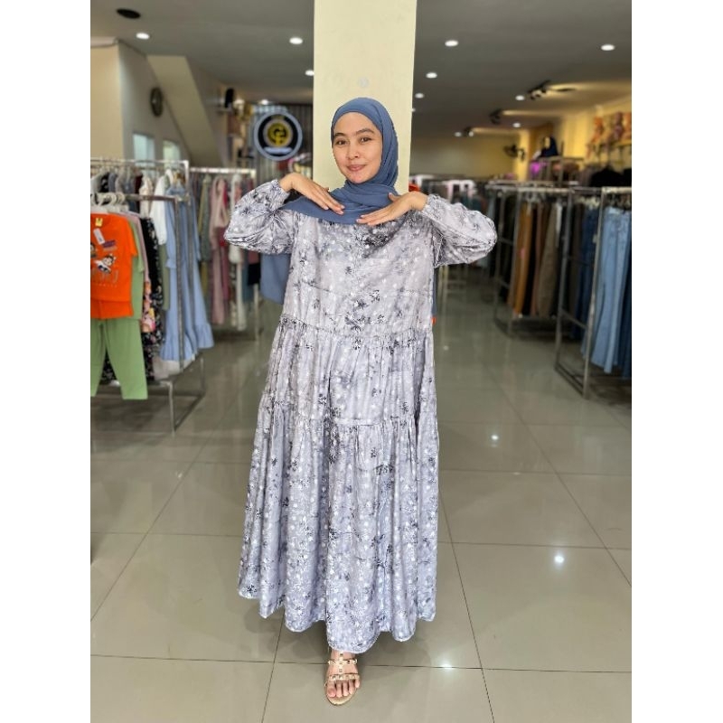 Gamis Tiara || Anyelir Gamis Tiara || Gamis daily || Gamis Wanita