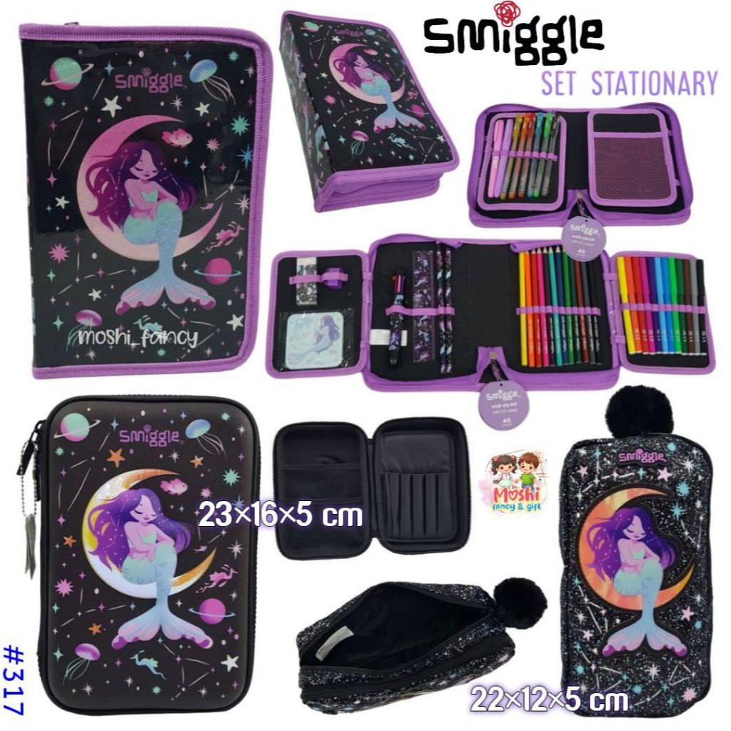 

Stationary Midi Zip Barbie dan Mermaid Ariel / Pencil Case Mermaid Barbie Ariel Smiggle / Alat Tulis Smiggle Ariel Mermaid