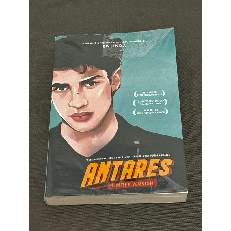 [PRELOVED] Buku Novel Antares Bonus Tanda Tangan Penulis