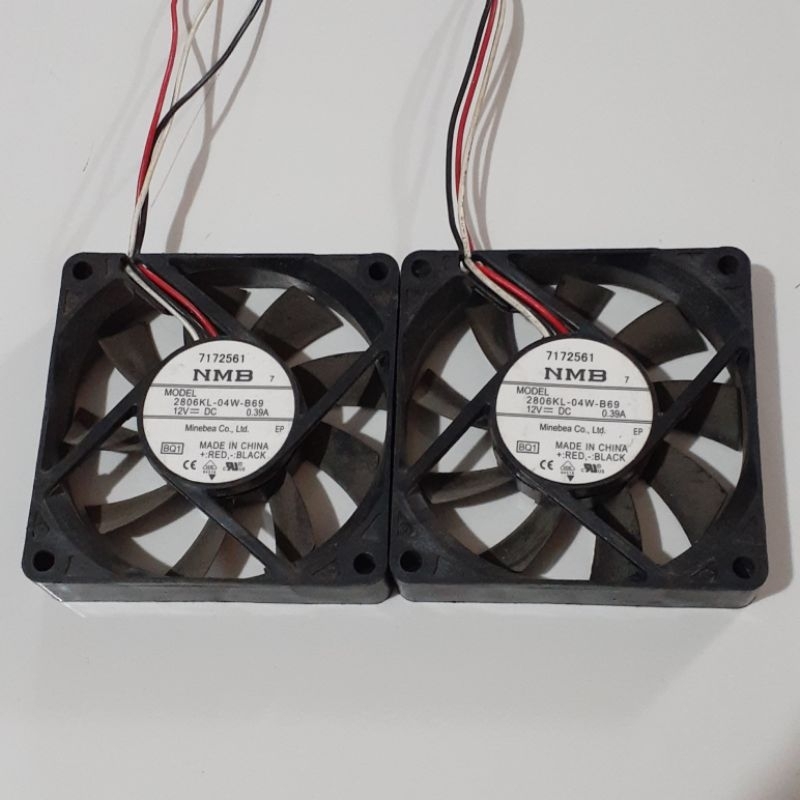 NMB Kipas DC 12V 7cm 3 pin kabel