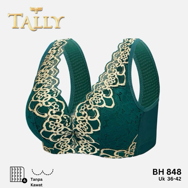 Tally Bra Brokat Tanpa Kawat