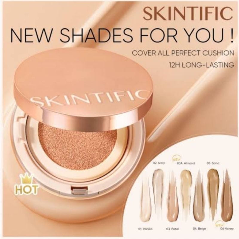 SKINTIFIC Cover All Perfect Cushion Gold | Cushion Skintific Gold 11g
