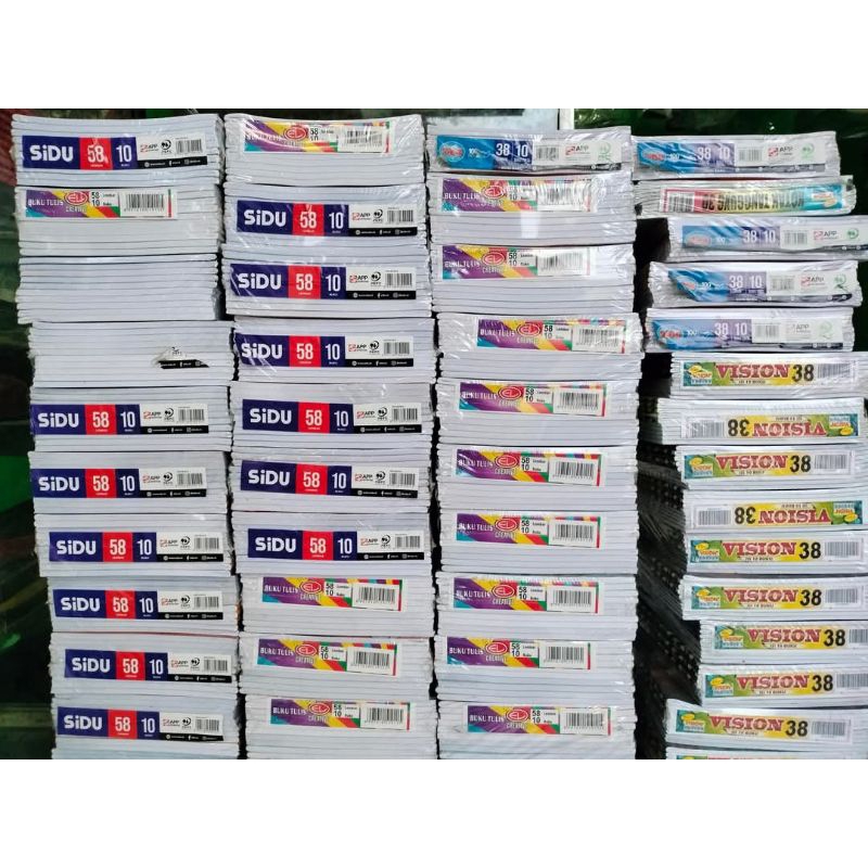 

BUKU TULIS SIDU 58 lembar isi 10pcs