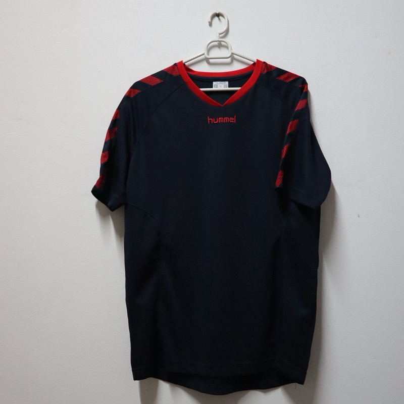 Kaos Dryfit Hummel Navy Blue