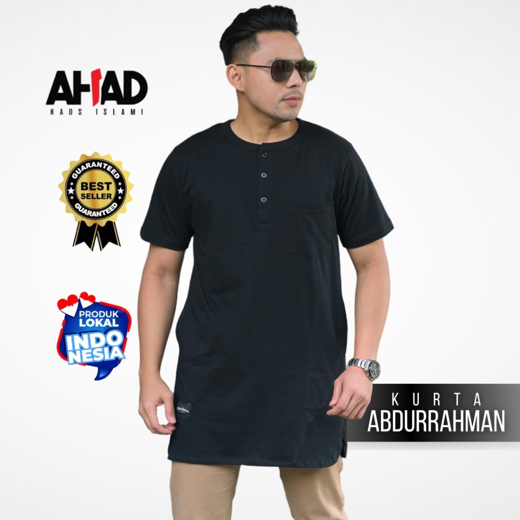 Terbaru Cuci Gudang Kurta Abdurrahman Kurta Lengan Pendek Kurta Premium Kurta Kaos Basic Combed 24S