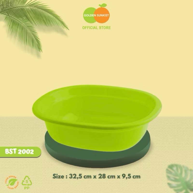 baskom plastik golden sunkist segi