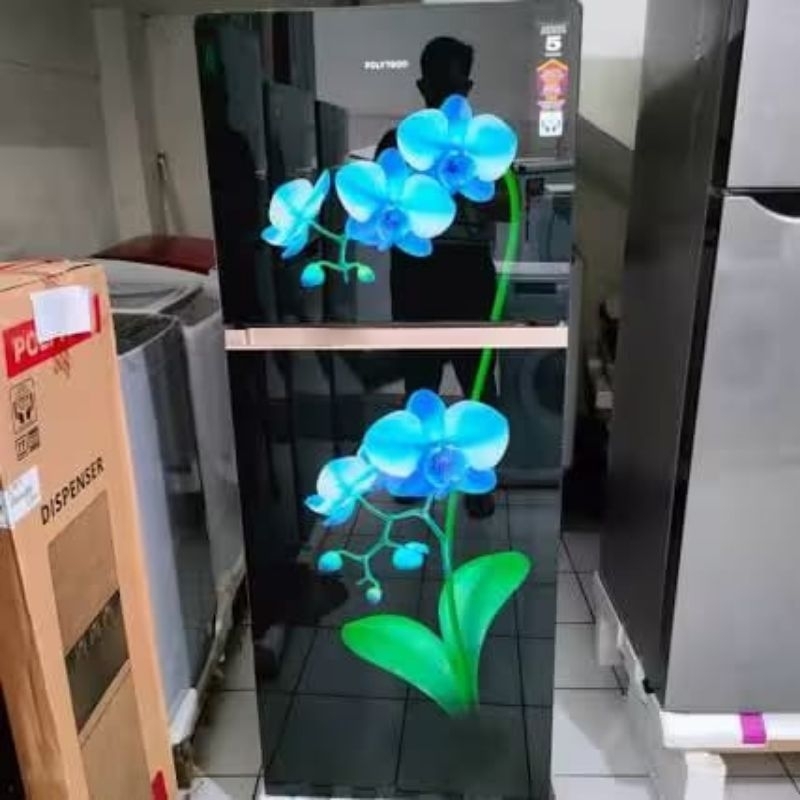 POLYTRON PRM-230 MO KULKAS 2 PINTU / LEMARI ES 2 PINTU (BELLEZA JUMBO)