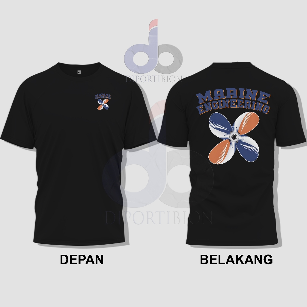 Kaos Marine Engineering – Baju Keren Anak Teknik Perkapalan, Desain Eksklusif & Nyaman