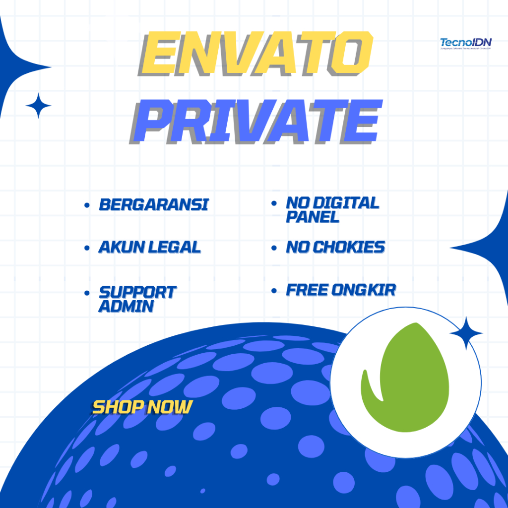 Berlanganan Envato Private Elements Premium Bergaransi No Digital Panel