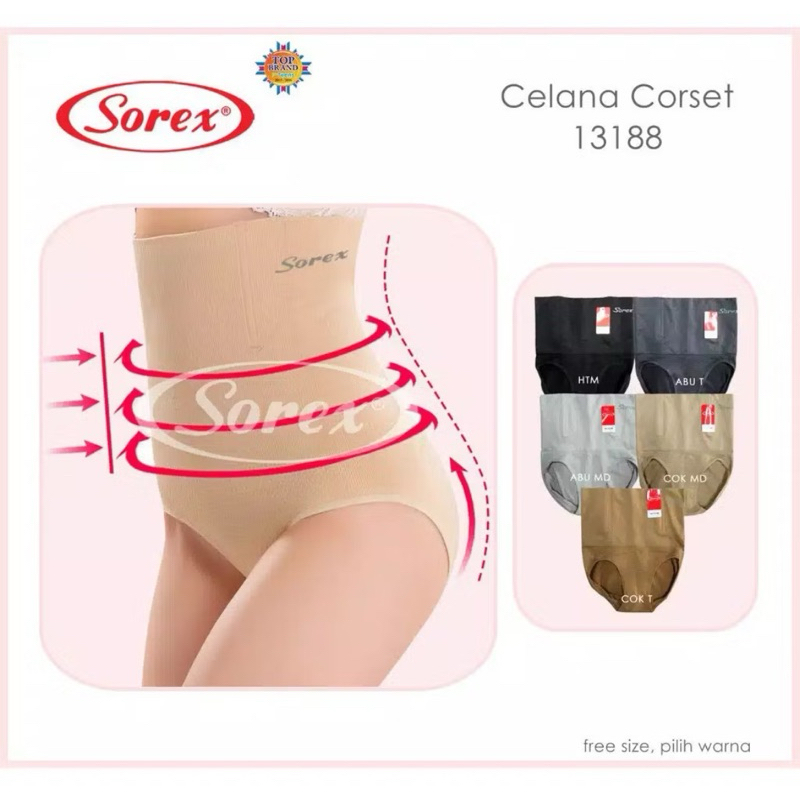 Sorex stagen celana dalam wanita korset highwaist 13188 original murah PRELOVED