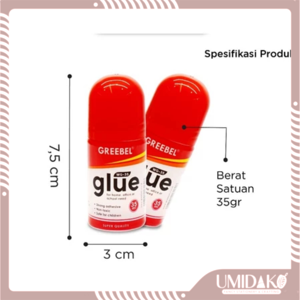 

[UMIDAKO] WATER GLUE/LEM CAIR GREEBEL 35ML