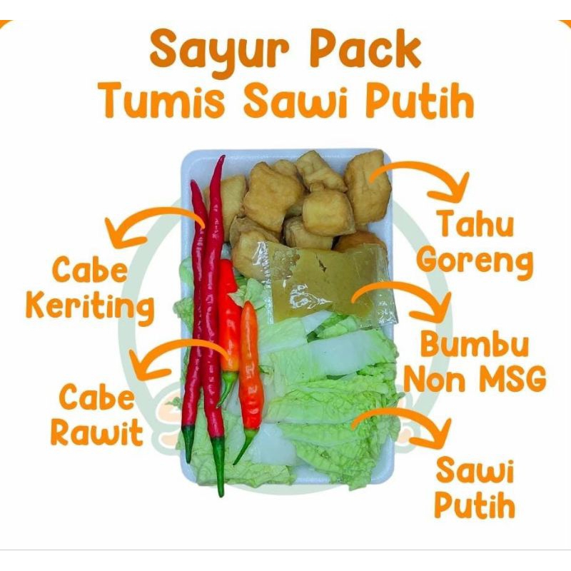

KIRIM INSTAN Paket Sayur Potong Tumis Sawi Putih / Sawi Putih Pack