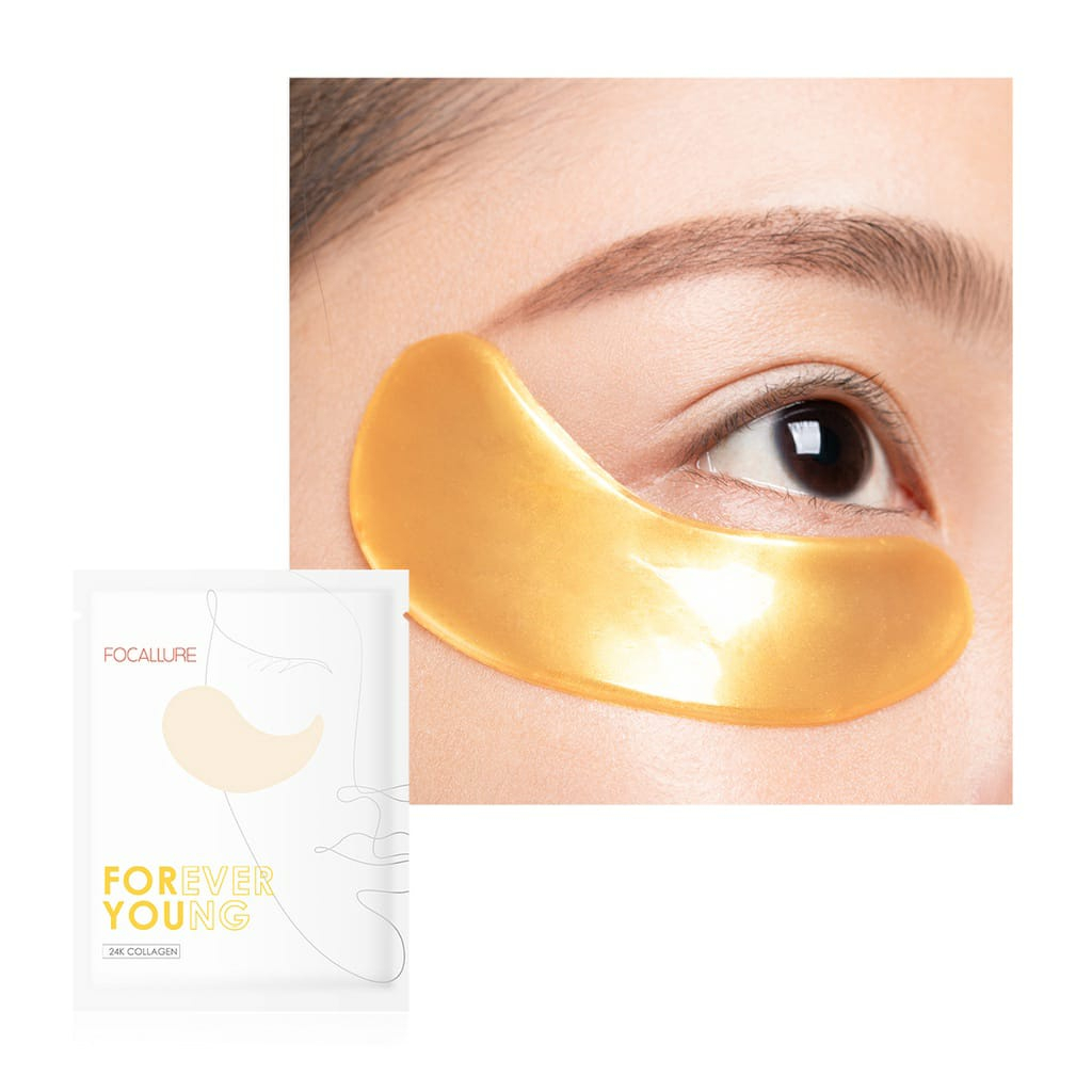 FOCALLURE Forever Young Collagen Crystal Hydra-Gel Eye Mask FASC01 FASC02 | 24K Gold Pure Luxury Eye