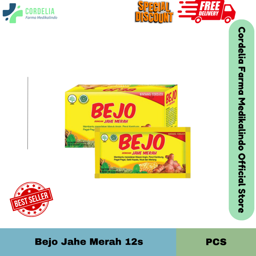 

Bejo Jahe Merah 12s (PCS)