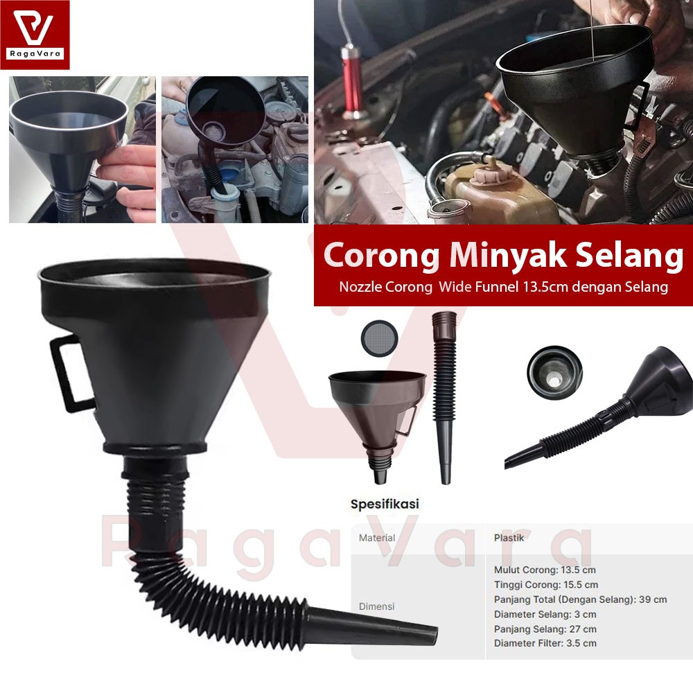 Corong Flexible Oli Bensin Multifungsi / Corong Oli Flexibel