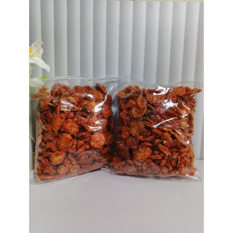 

Emping Melinjo Pedas Manis 500 Gram & 1 Kg - Cemilan Pedes Emping Blinjo