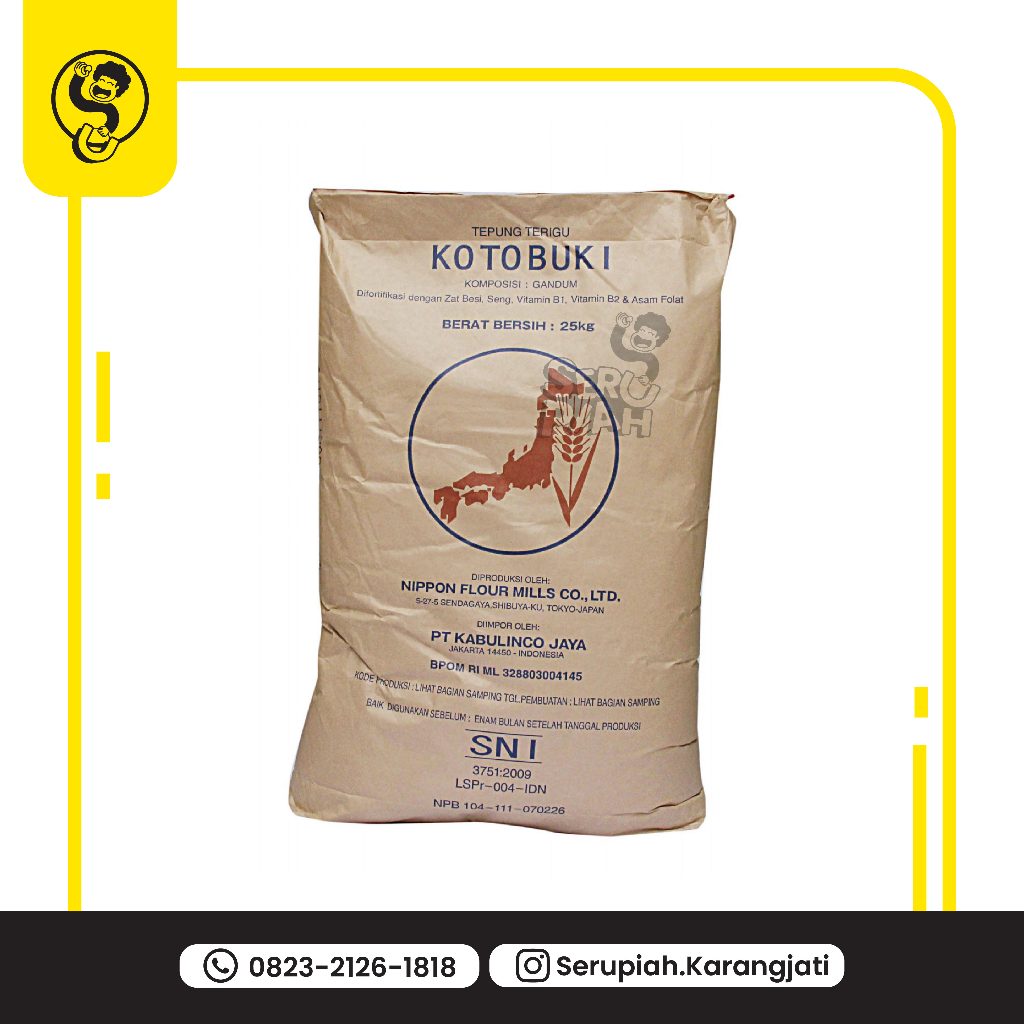 

Tepung Terigu Kotobuki (Repack)