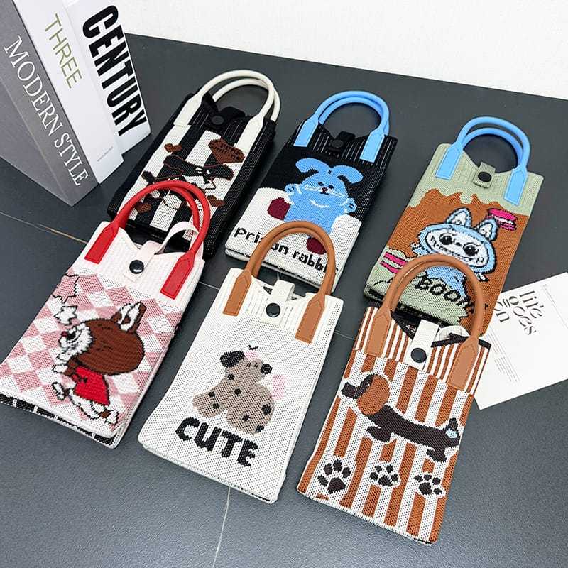 Tas Rajut Knitted Mini Bag Korea / Tas Rajut Selempang Mini/ Tas Fashion Korea Wanita Kekinian