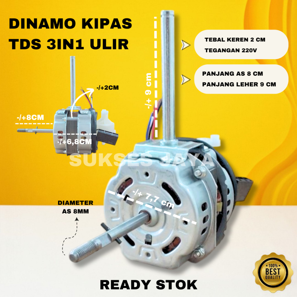 Dinamo Kipas OKAYAMA TDS 18 inch / Mesin Kipas Angin OKAYAMA / Motor OKAYAMA ULIR