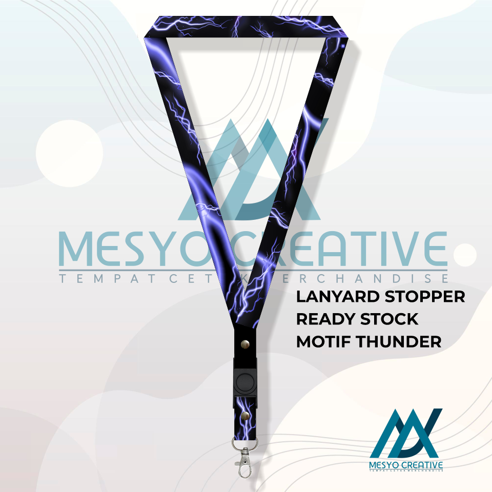 

LANYARD READY STOCK MOTIF THUNDER