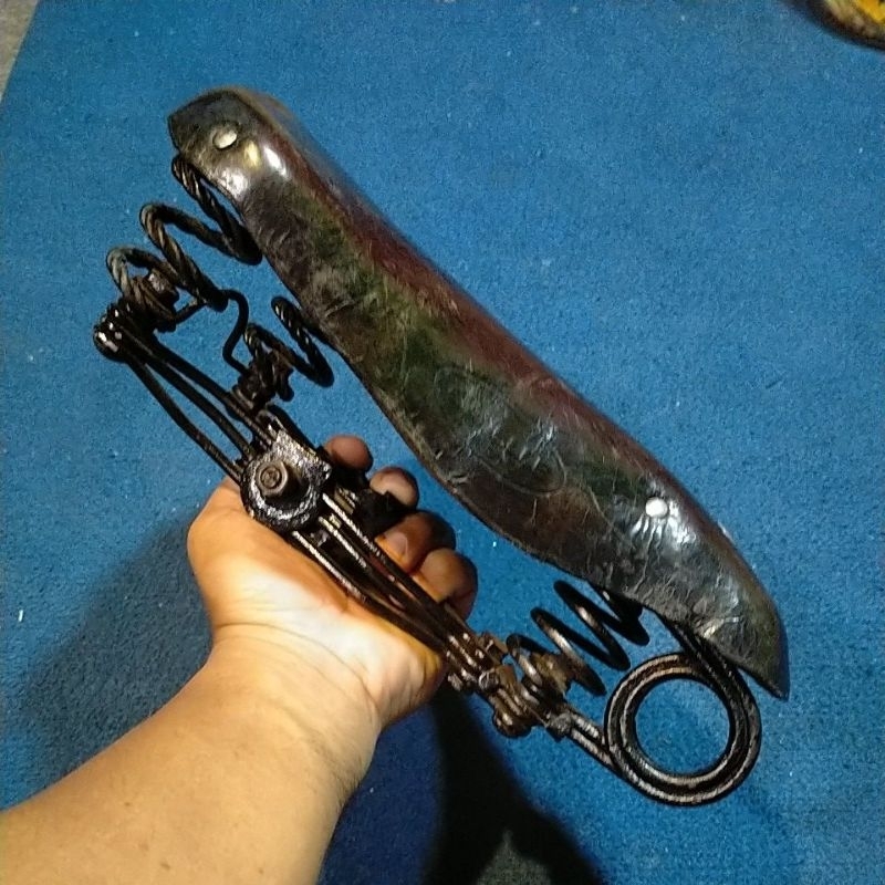 sadel heren sepeda onthel basikal tua asli kulit dan lawas