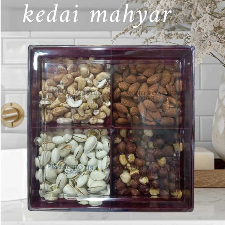 

Kacang Roasted Mix, Mede, Pistacio USA, Almond, Hazelnut