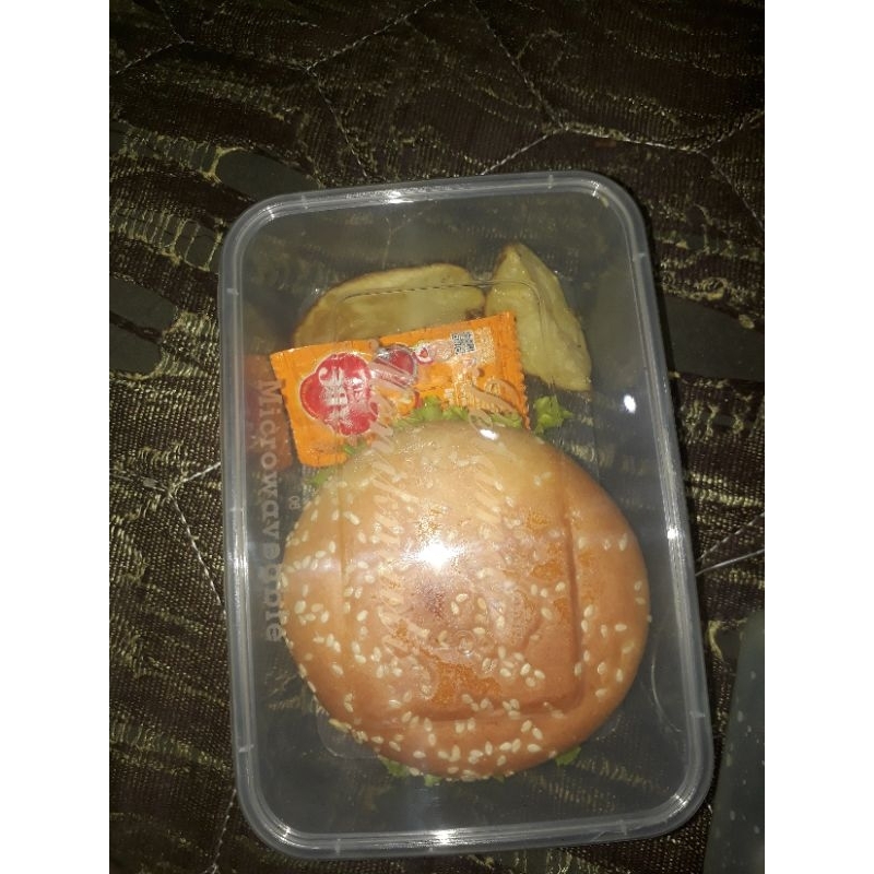 

burger dan kentang goreng