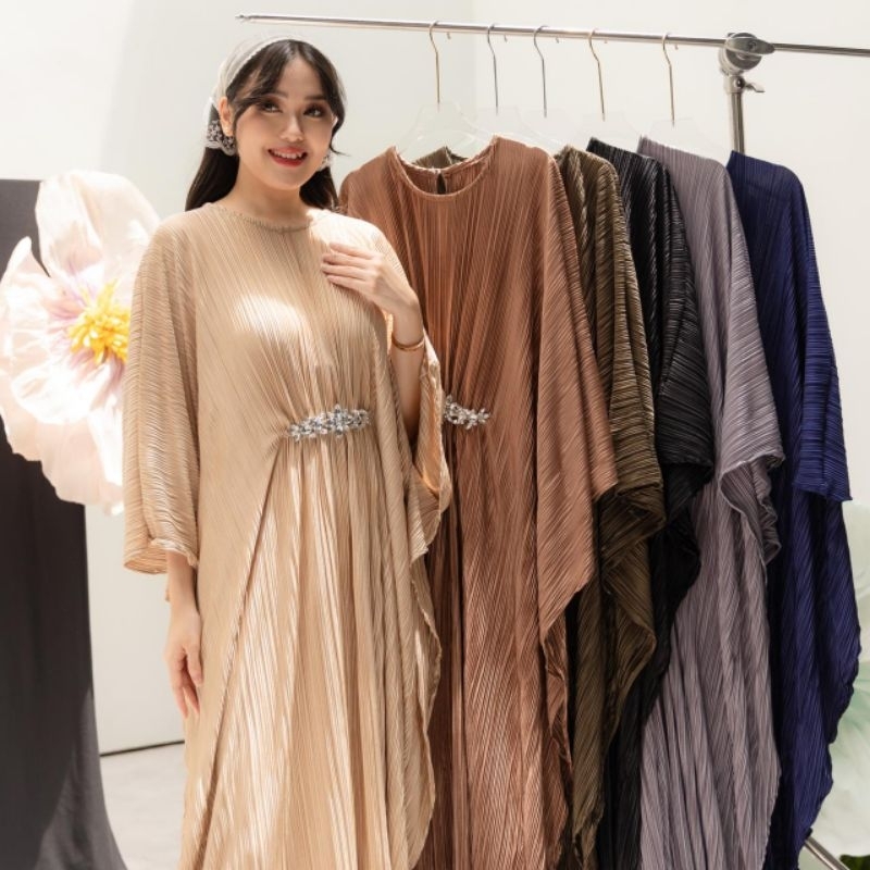 KAFTAN PLISKET PLEATS PREMIUM / Kaftan Lebaran