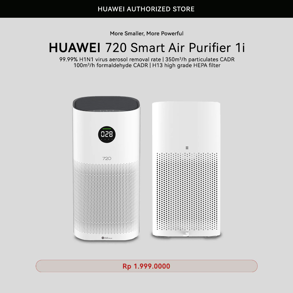 Huawei Hi-Link 720 Full-Effect Smart Air Purifier 1i Garansi Resmi